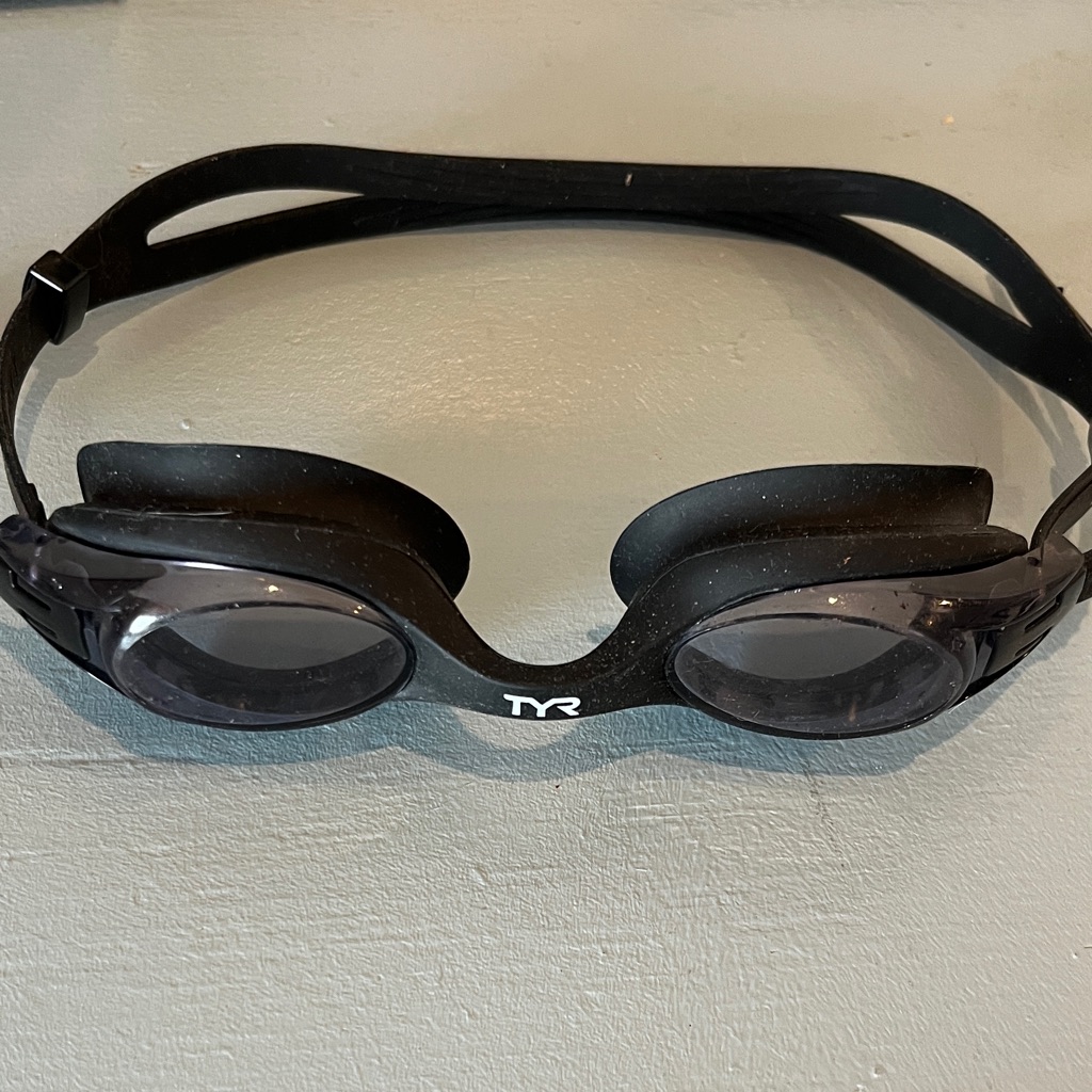 Tyr Black Swim Goggles